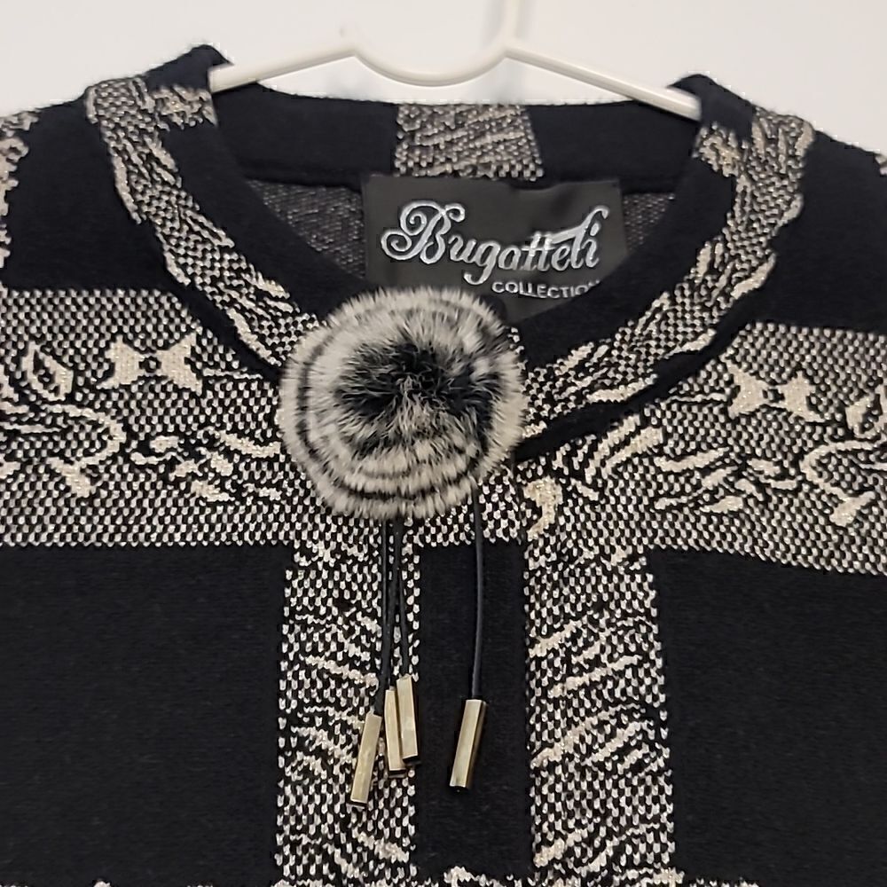 Bugatelli Wool/Fur Button front Cardigan/Jacket - Picture 4 of 15